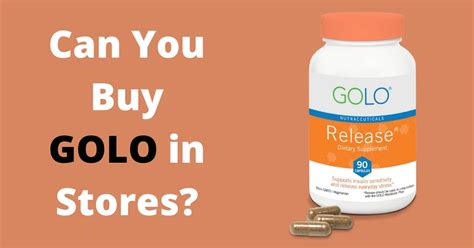 Theyre most effective when combined. . Can you buy golo at walgreens